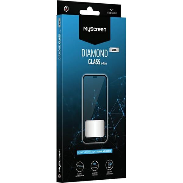 MyScreen Protector MS Diamond Glass Edge Lite FG TCL 408 czarny/black Full Glue