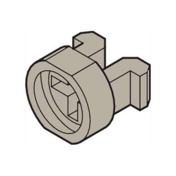 SCHROFF Tuleje SCHROFF do M2.5, plastikowe, szare, 100 szt.