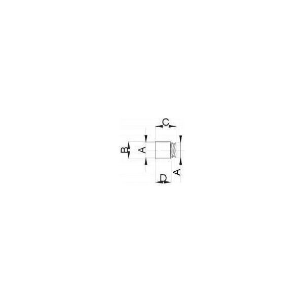 Hydroland CHROME EXTENSION 1/2" 50mm Υ // ŁC.PRZ.1/2-50 10587670 5900308732793
