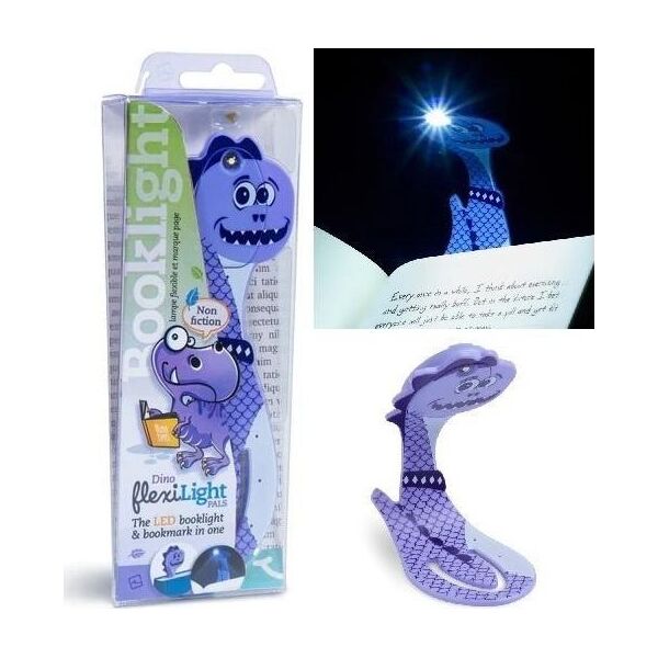 Thinking Gifts Flexilight Pals Dinosaur Purple Lampka do książki