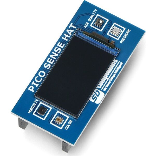 SB Components Sense HAT - nakładka z czujnikami środowiskowymi do Raspberry Pi Pico - SB Components SKU22366}