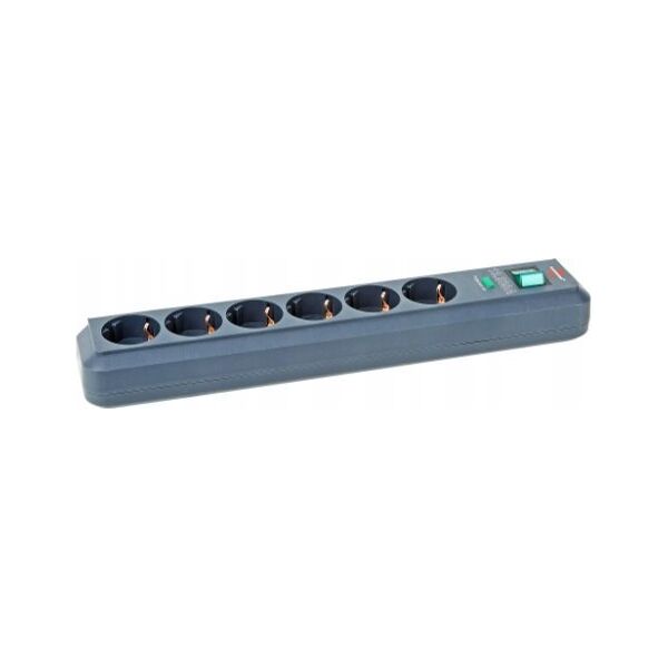Brennenstuhl Extension cord BRENNENSTUHL ECO-LINE, 6 sockets, 1.5m, with socket, with switch, 3x1.5, with overload protection,