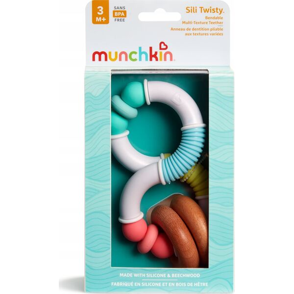 Munchkin MUNCHKIN Sili Twisty Teether, 3m+, 012557