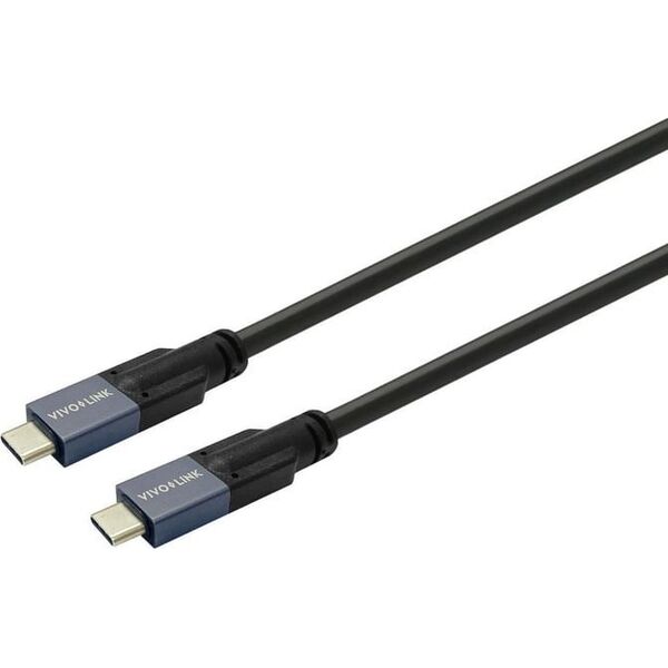Kabel USB VivoLink USB-C - USB-C 7.5 m Czarny (PROUSBCMM7.5)