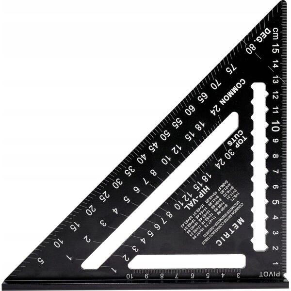 PRO KĄTOWNIK STOLARSKI ALUMINIOWY Z PODSTAWĄ 175 MM (1 SZT)