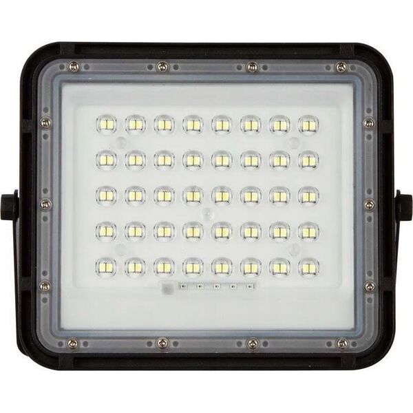 Naświetlacz V-TAC Projektor LED Solarny V-TAC 10W Pilot, AUTO, Timer, IP65 Czarny VT-80W 4000K 800lm