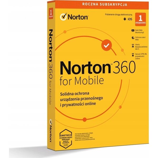 Norton ESD Norton360 Mobile PL 1U 1Dvc 1Y   21426913
