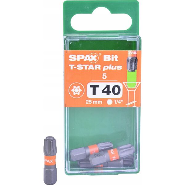 Spax BIT, GROT, KOŃCÓWKA 40 25MM T-STAR PLUS (1 SZT)