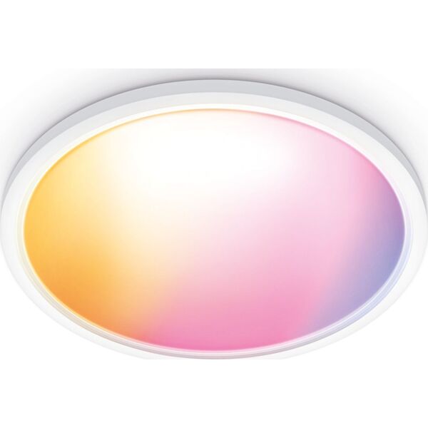 Lampa sufitowa Signify WiZ SuperSlim Deckenleuchte Tunable White&Color 2450lm Weiß