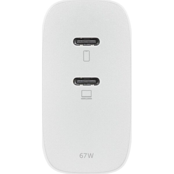 Zasilacz do laptopa Native Union Native Union FAST-PD67-WHT-INT ładowarka do urządzeń przenośnych Laptop, Smartfon, Tablet Biały Prąd przemienny Szybkie ładowanie Wewnętrzna