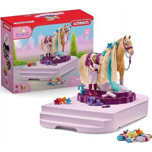 Schleich SCHLEICH SOFIAS OBROTOWA STACJA PIELĘGNACJA KONI