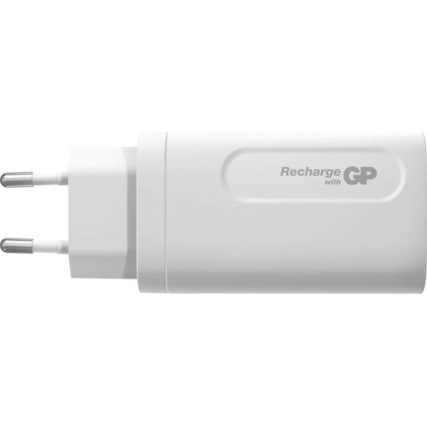 Ładowarka GP GP GaN USB QuickChargeAdapter PD 2xUSB-C & 1xUSB-A white  65W