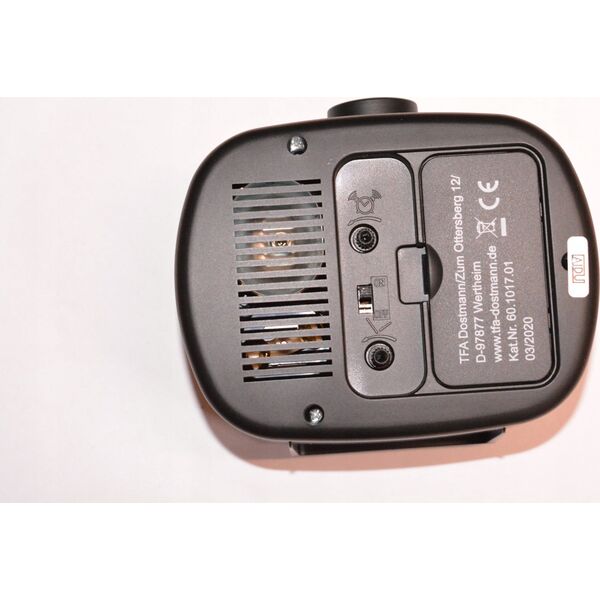 TFA TFA 60.1017.01 quartz alarm clock Analogue