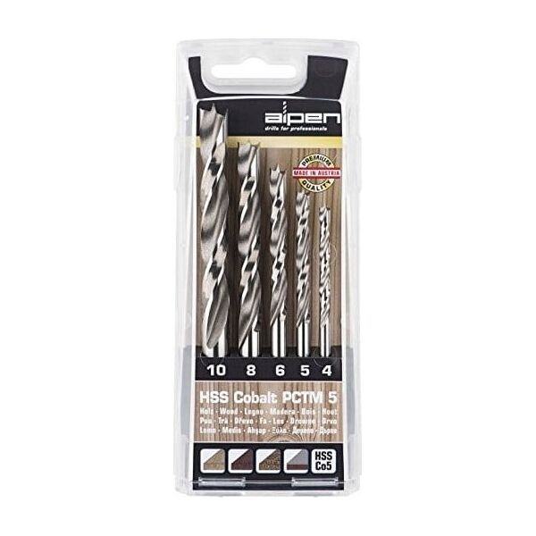 Wiertło Alpen Alpen HSS-Cobalt PCTM 5-tlg