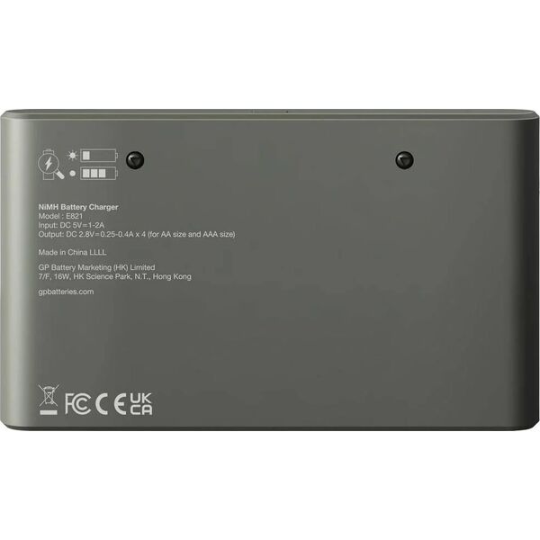 Ładowarka GP GP ReCyko E821 8-fold Round Bat. Charger+4xAA 2100mAh/4xAA 850mAh