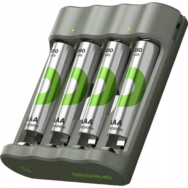 Ładowarka GP GP ReCyko B441 4-Port USB-Model Charger incl.4xAAA NiMh 850mAh