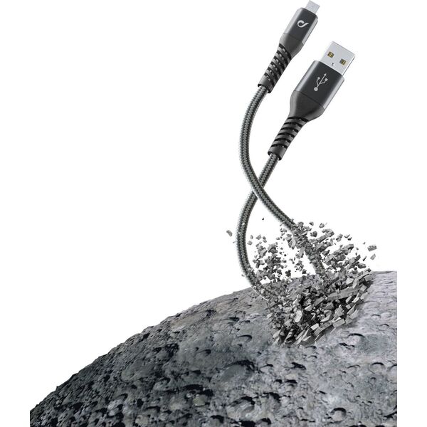 Kabel USB Cellular Line USB CABLE EXTRME MICROUSB BLACK