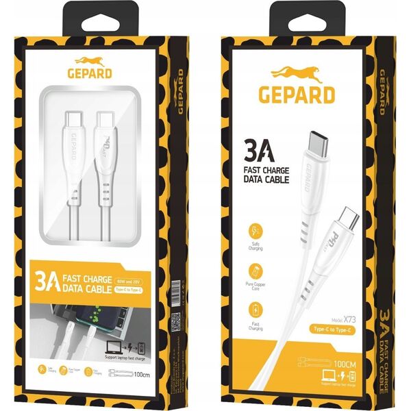 Kabel USB Gepard Kabel GEPARD USB-C - USB-C 60W