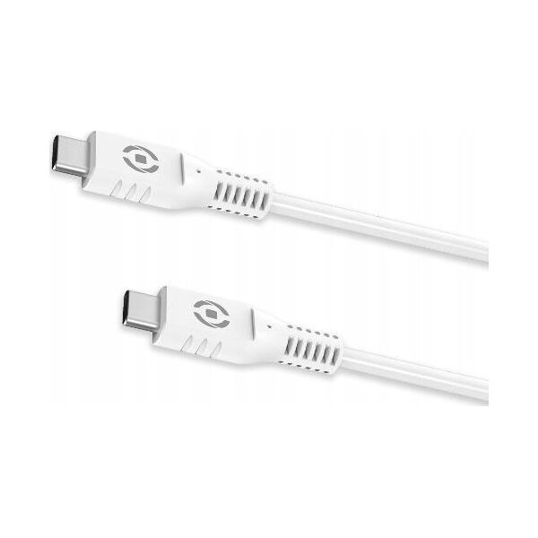 Kabel USB Celly USB-C USB-C PD 60W CABLE WH