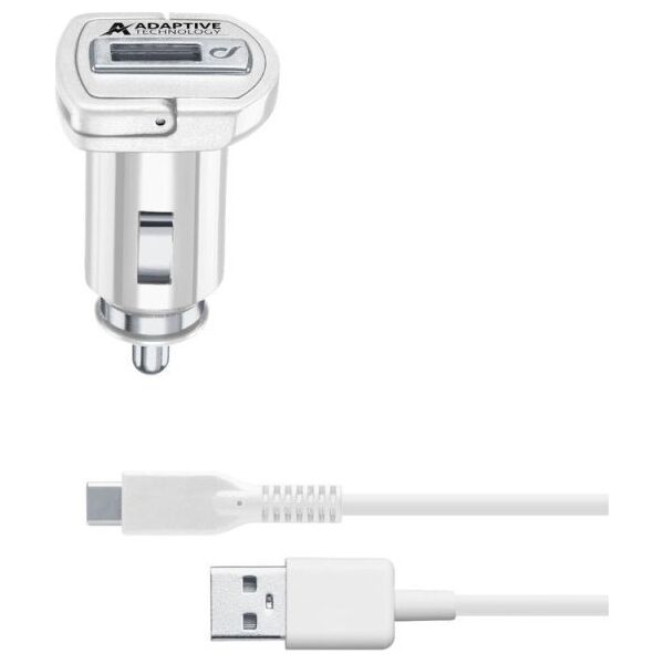 Ładowarka Cellular Line CAR CHARGER KIT SAMSUNG 15W TYPE-C WHITE