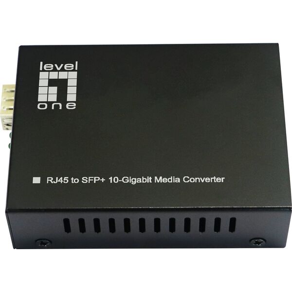 Konwerter światłowodowy LevelOne LevelOne Konverter GVT-2051 10GBit>RJ45 to SFP+           sw