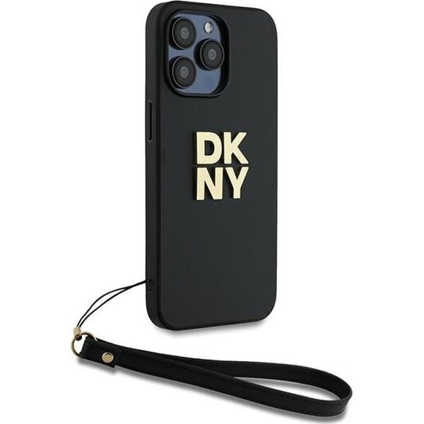 DKNY DKNY Wrist Strap Stock Logo - Etui iPhone 14 Pro (czarny)