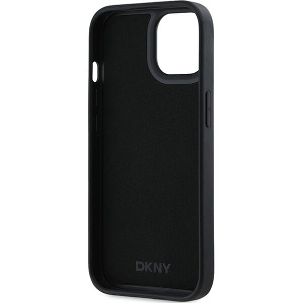 DKNY DKNY 3D Rubber Repeat Pattern - Etui iPhone 15 Plus (czarny)
