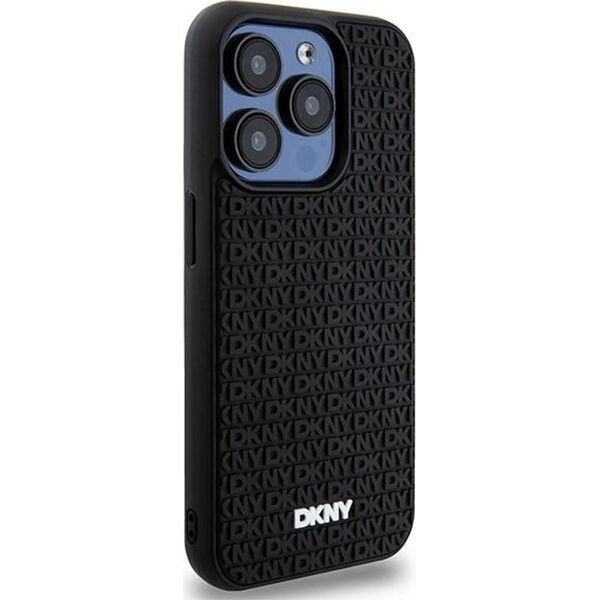 DKNY DKNY 3D Rubber Repeat Pattern - Etui iPhone 15 Pro Max (czarny)