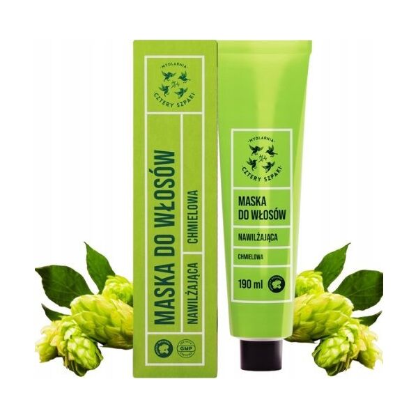 Mydlarnia Cztery Szpaki Cztery Szpaki, Maska do włosów Chmielowa, 190 ml