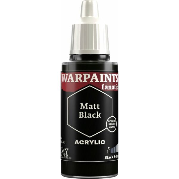 Army Painter The Army Painter: Warpaints - Fanatic - Matt Black