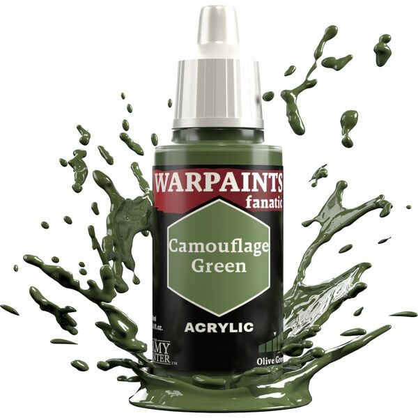 Army Painter The Army Painter: Warpaints - Fanatic - Camouflage Green