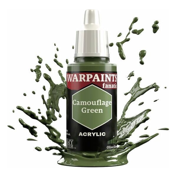 Army Painter The Army Painter: Warpaints - Fanatic - Camouflage Green