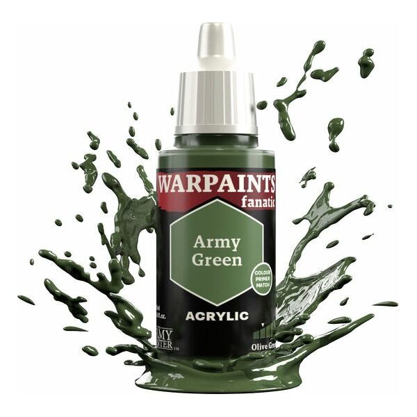 Army Painter The Army Painter: Warpaints - Fanatic - Army Green