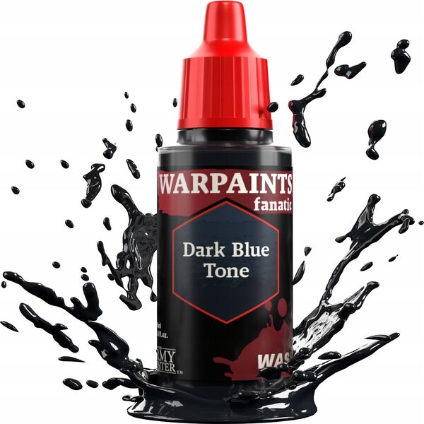 Army Painter The Army Painter: Warpaints - Fanatic - Wash - Dark Blue Tone
