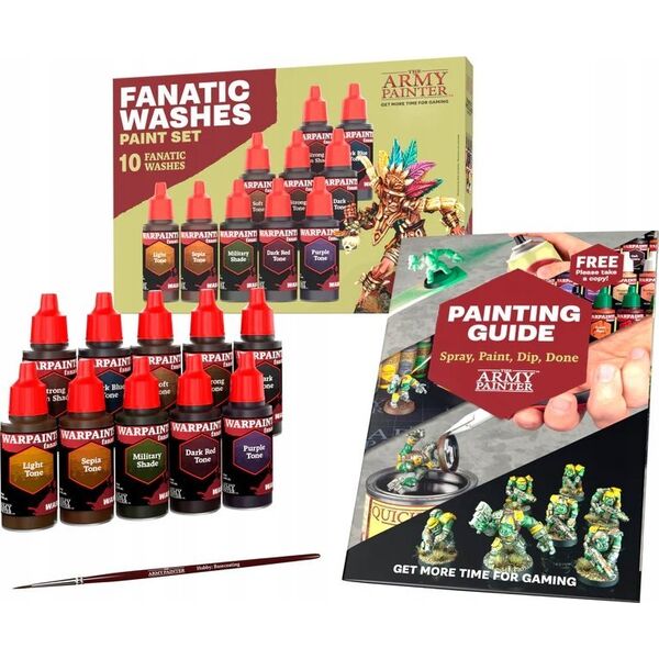 Army Painter The Army Painter: Warpaints - Fanatic - Washes Paint Set