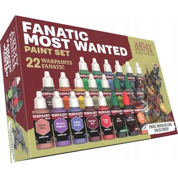 Army Painter The Army Painter: Warpaints - Fanatic - Most Wanted Paint Set