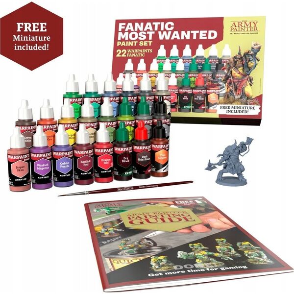 Army Painter The Army Painter: Warpaints - Fanatic - Most Wanted Paint Set