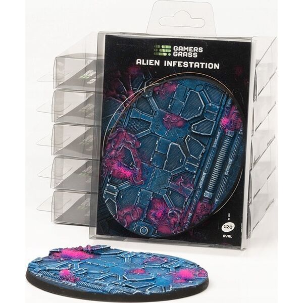 Gamers Grass Gamers Grass: Bases Oval - Alien Infestation 120 mm