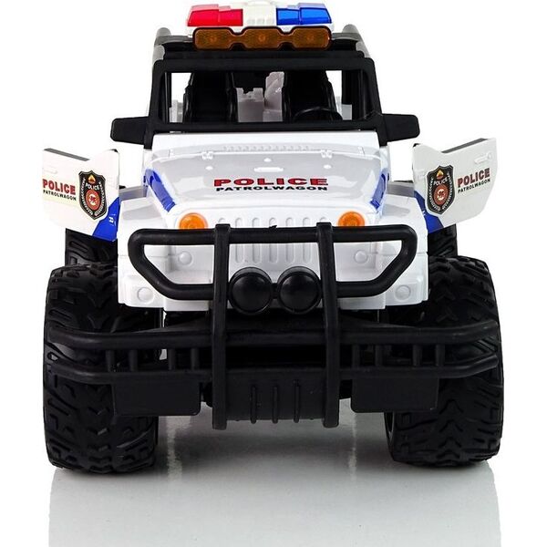 LeanToys Auto R/C Policja Jeep Policyjny 1:14 Zdalnie Sterowane Efekty Świetlne