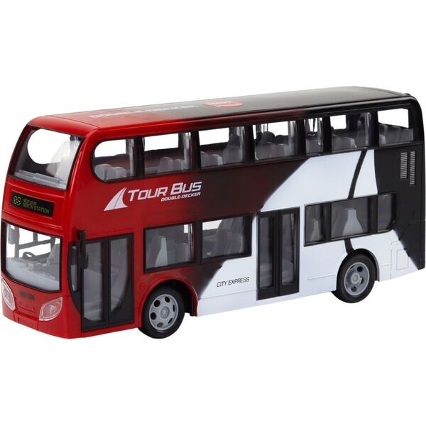 LeanToys Autobus Dwupiętrowy Zdalnie Sterowany RC Światła