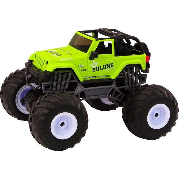 LeanToys Auto Terenowe Zdalnie Sterowane 2.4G RC 1:12 Zielony