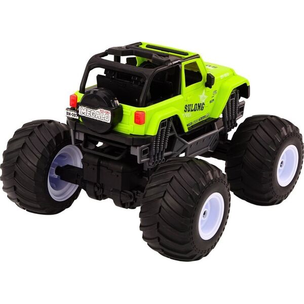 LeanToys Auto Terenowe Zdalnie Sterowane 2.4G RC 1:12 Zielony