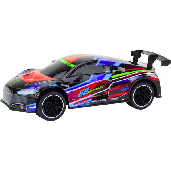 LeanToys Auto Sportowe Zdalnie Sterowane RC 1:10 25km/h Światła Czarny