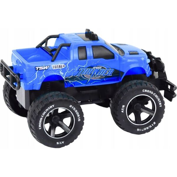 LeanToys Autko Samochód Terenowy Zdalnie Sterowany RC 1:18 Niebieski