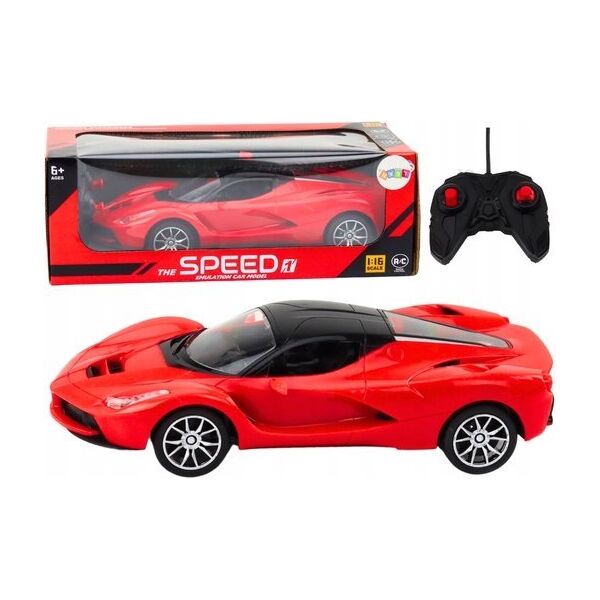 LeanToys Samochód Sportowy Zdalnie Sterowany Auto RC 1:16 Czerwone
