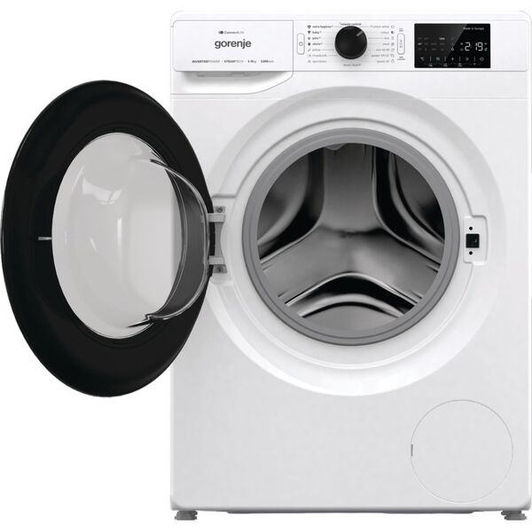 Pralka Gorenje Washing Machine | WPNEI82SBSWIFI | Energy efficiency class B | Front loading | Washing capacity 8 kg | 1200 RPM | Depth 47 cm | Width 60 cm | LED | Steam function | Wi-Fi