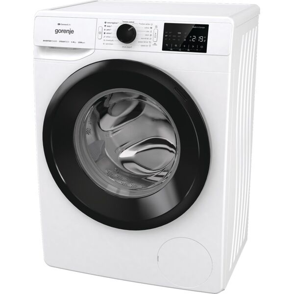 Pralka Gorenje Washing Machine | WPNEI82SBSWIFI | Energy efficiency class B | Front loading | Washing capacity 8 kg | 1200 RPM | Depth 47 cm | Width 60 cm | LED | Steam function | Wi-Fi