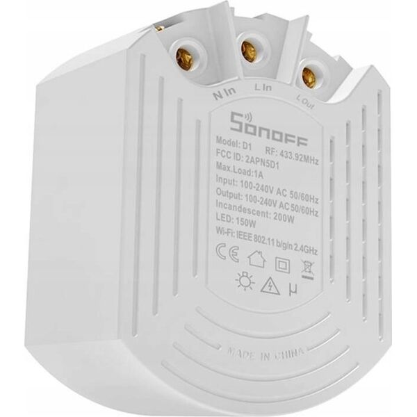 Sonoff Inteligentny ściemniacz Sonoff D1 z pilotem RM433R2