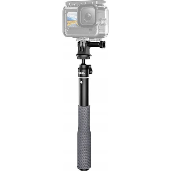 Selfie stick Telesin Uchwyt selfie TELESIN z okrągłą głowicą do kamer sportowych