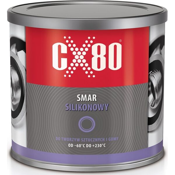CX80 SMAR SILIKONOWY DO TWORZYW SZTUCZNYCH I GUM NSF H1 500G